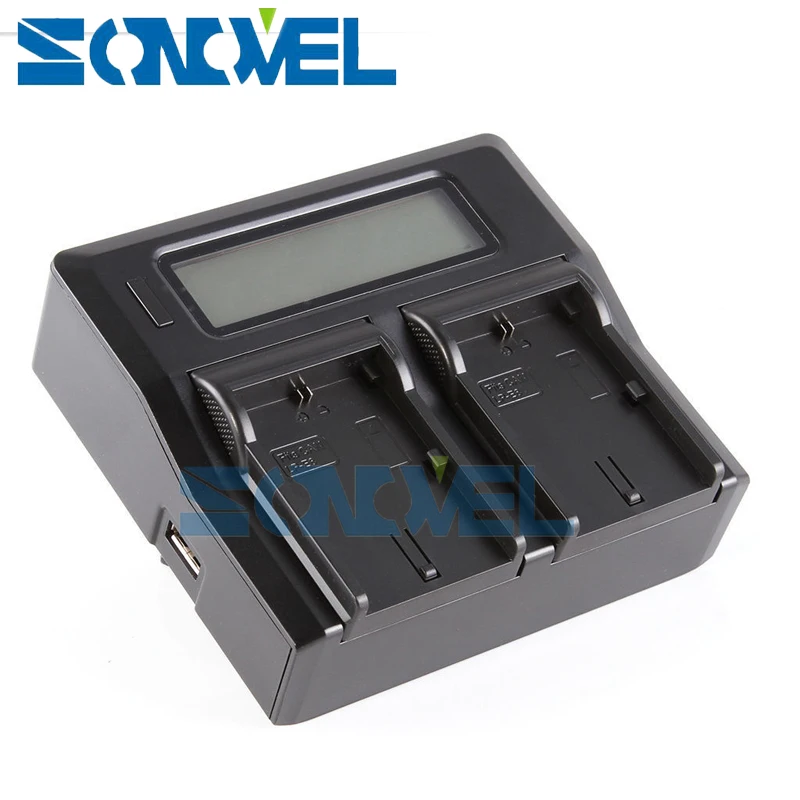 Двухканальное зарядное устройство с ЖК дисплеем для Sony F970 F960 F950 F930 F770 F750 F730 F560