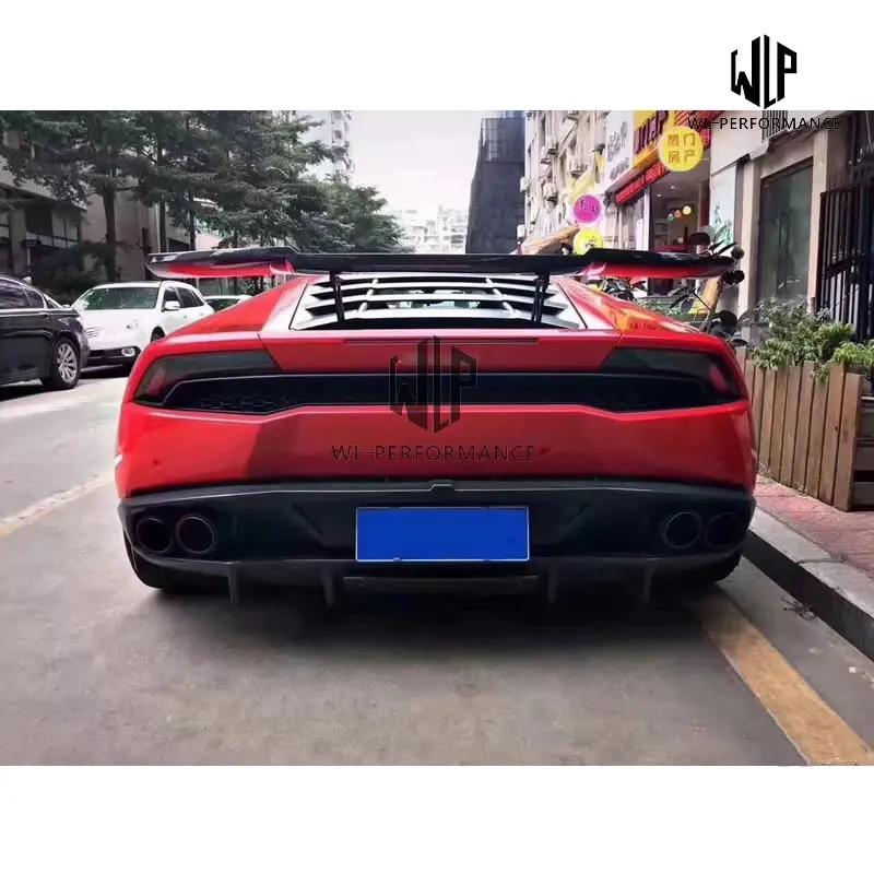 Передний сплиттер LP610 из углеродного волокна боковые вентиляционные отверстия