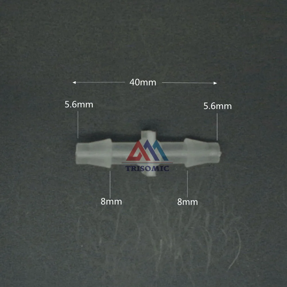 Прямой соединитель 5 6 мм пластиковый штуцер с бородкой из материала ПВХ для