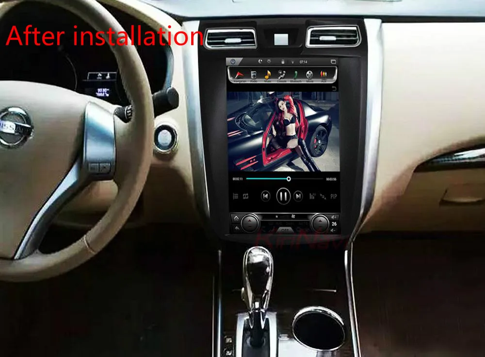 Wekeao 12 1 дюймов вертикальный экран gps навигации DVD плеер для Nissan Teana 2013 2016 WI FI android 6 0