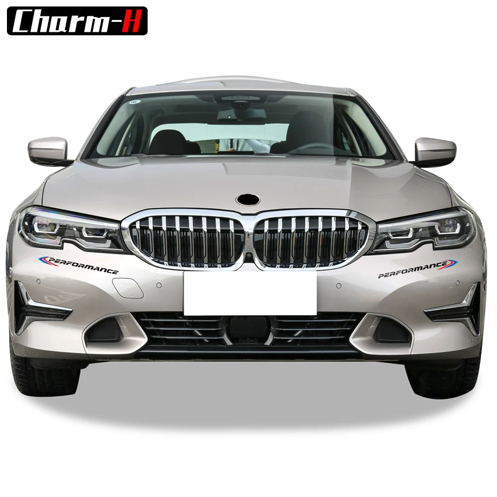 Наклейка на передний бампер для BMW 90 E46 E39 E60 F30 F20 G30 X6 F16 F10 F34 X3 X4 X5 E70 F15 M3 M5 Z4 2