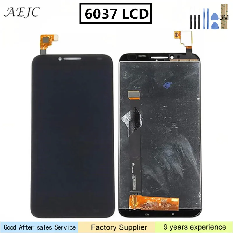 5 0 &quotдля Alcatel One Touch idol2 OT6037 6037 6037Y 6037K ЖК дисплей с сенсорным экраном дигитайзер
