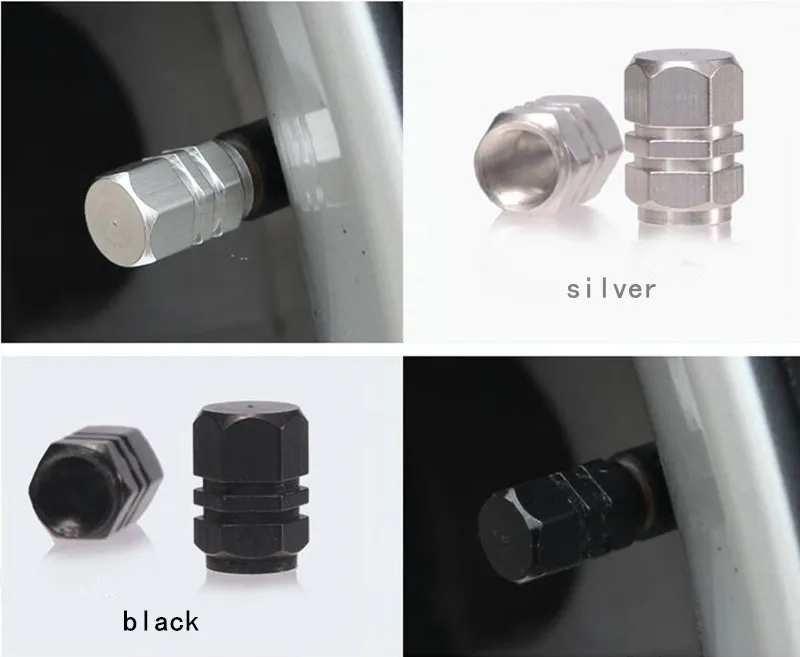 4 шт. воздухопроницаемые колпачки для стержней автомобильных колес алюминиевая