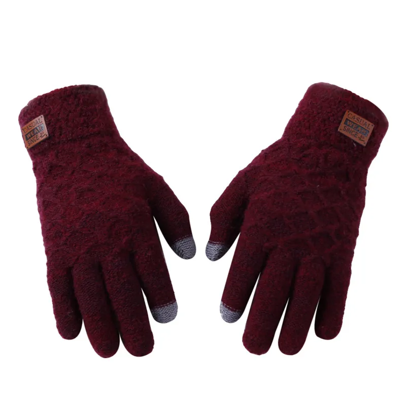 Женские и мужские сенсорные перчатки с подогревом 2018 зимние теплые хлопковые для