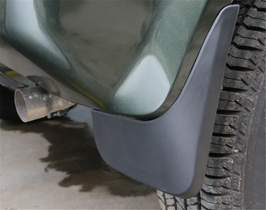 

ABS Black 4Pcs/set Auto Car Front and Rear Mudguards Mud Flaps Splash Fender For Suzuki Jimny 2007-2015 Auto Accessary