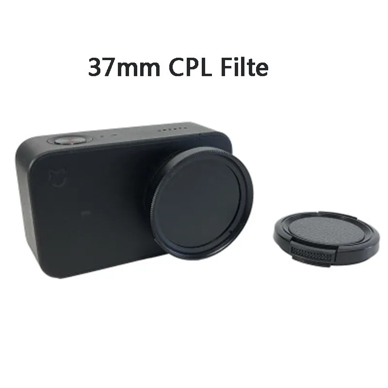 37 мм УФ фильтр для объектива с крышкой защитный CPL Для Xiaomi Mijia 4K Аксессуары мини