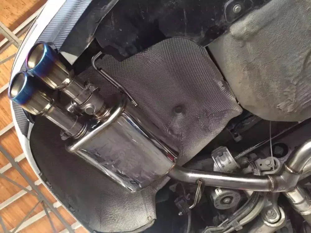 Выхлопной глушитель CATBACK для BMW F10 535I с дистанционным управлением или без него|exhaust
