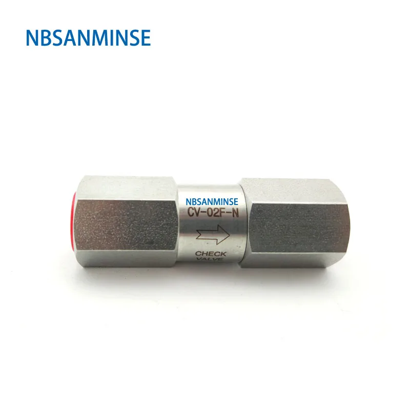 NBSANMINSE CV-OD/F Мини в линии обратный клапан 6000 фунтов/кв. дюйм Нержавеющая сталь 316L 1/8 1/4 3/8 1/2 3/4 SS обратный клапан