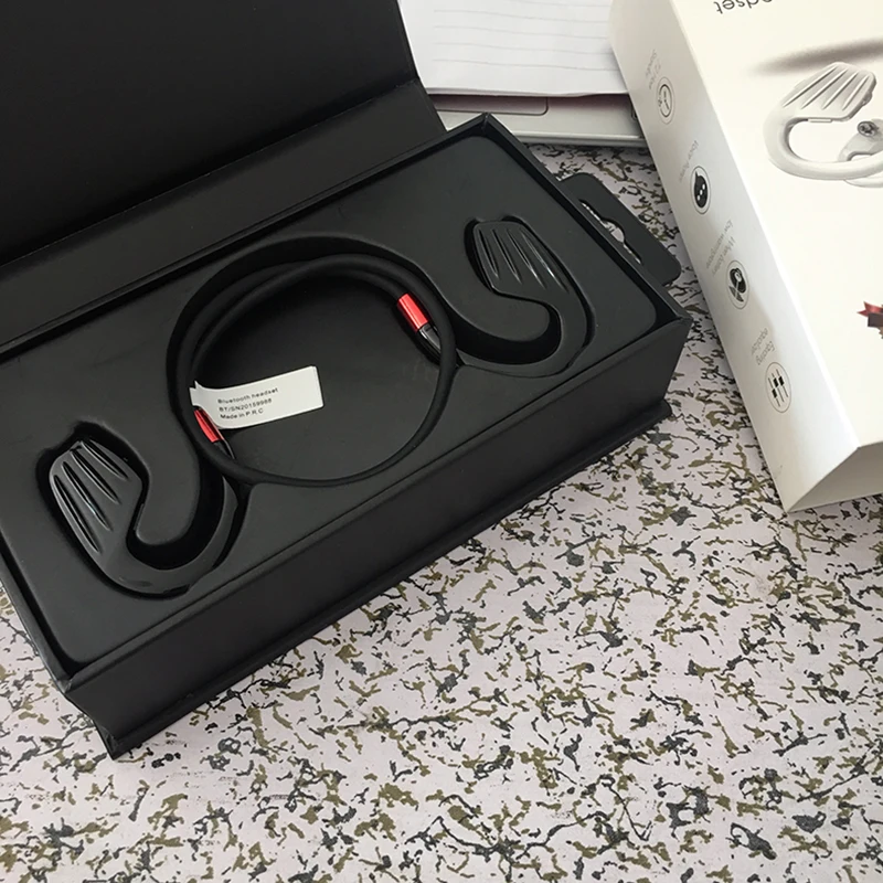 FINEBLUE M1Bluetooth наушники беспроводной спортивный бег шейным стерео с микрофоном