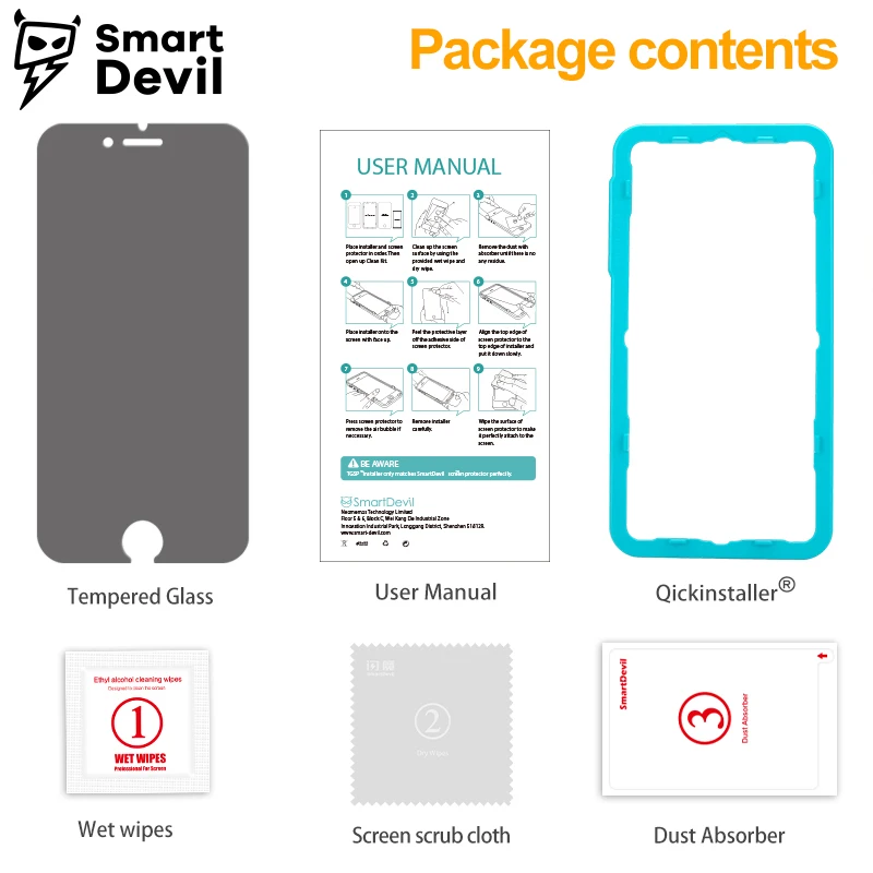 Закаленное стекло SmartDevil Anti peek Privacy для iphone 7 8 Plus защитная пленка экрана полное