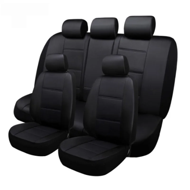 

(Front+Rea)5 Seats leather Custom car seat cover For Toyota corolla chr auris wish aygo prius avensis camry 40 50 accessories
