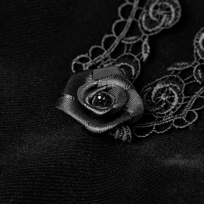 

New Design Punk Rave Gothic Palace Swallow Tail Long Dress Jacket Y776