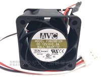 avc f3828b12h 3828 38x38x28mm 3 8cm dc12v 0 30a 3 lines stall alarm tach signal server cooling fan