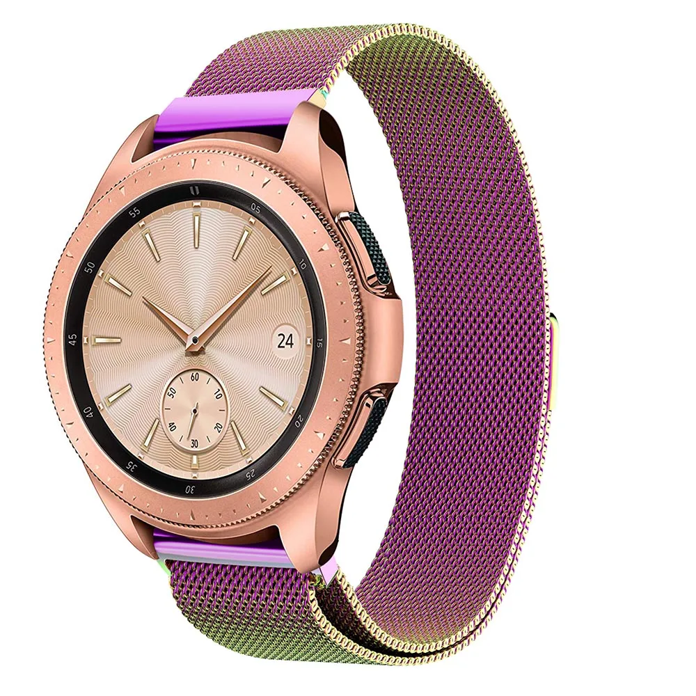 Магнитный ремешок для часов 42 мм 20 Миланский Samsung Gear sport S2 Huami Youth Edition Huawei Watche 2