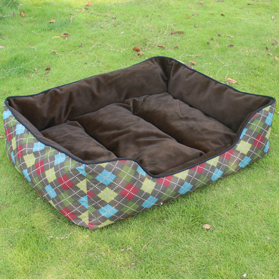 Cartoon Puppy Pet Bedding Dogs Pads Mattress Cushion Plush Luxury Dog Bed Perro Camas Para Perros Grandes Pets Supplies 60Z1218 | Дом и сад