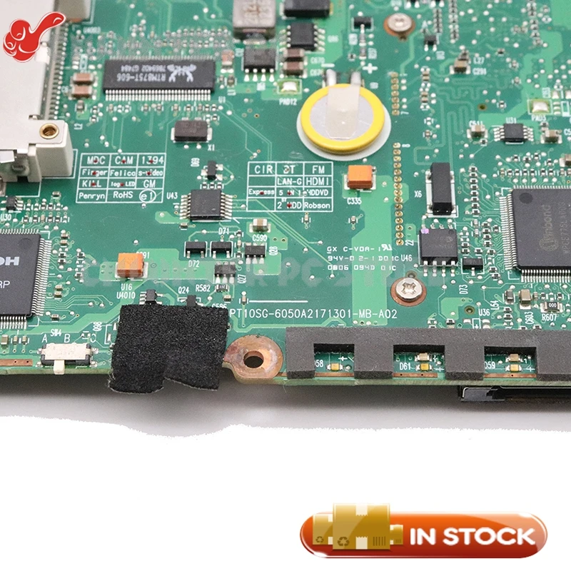 Материнская плата NOKOTION V000125160 6050A2171301 MB A02 для ноутбука toshiba Satellite A300 A305 965PM DDR2 с
