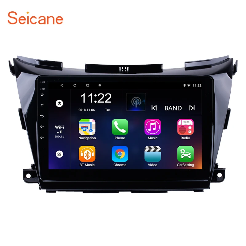 Seicane 10 1 &quotHD1024*600 Android 8 автомобильный gps навигация радио стерео плеер для 2015 Nissan Murano