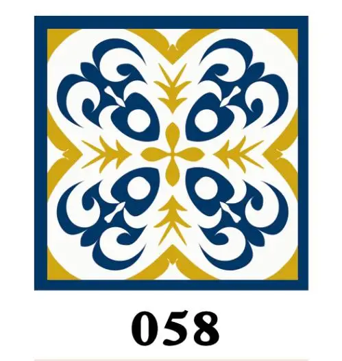 DP058 15 шт./компл. пол Плитки Диагональ стены Стикеры стол Шкаф Кухня украшения Искусство панно Ванная комната Стекло линия талии ПВХ обои - Цвет: DP058