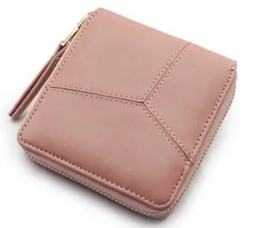 2017 хит продаж! Женский кошелек однотонный на молнии с отделением для карт|ladies money