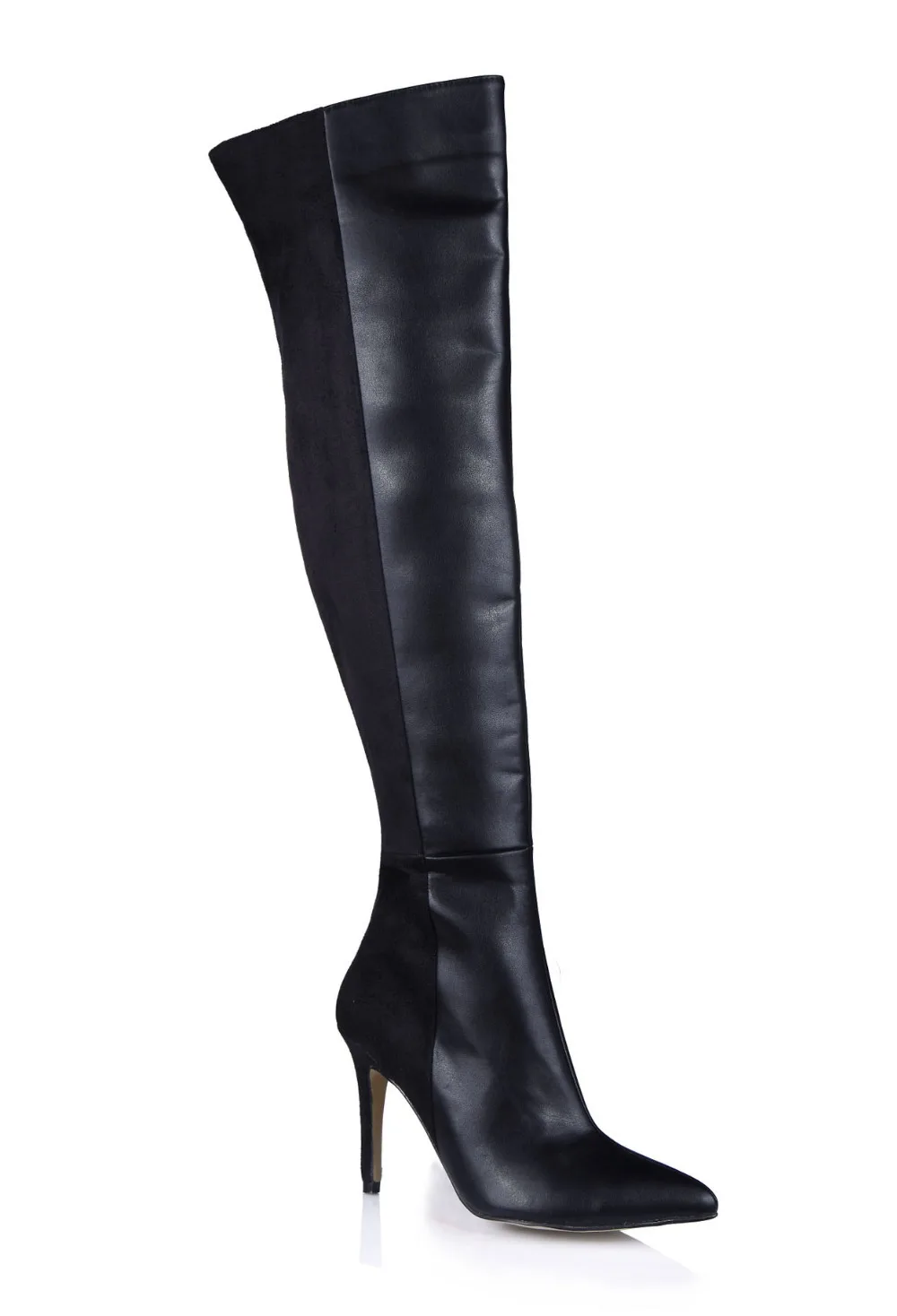 Пикантные туфли на высокой шпильке с заостренным носком ботинки по щиколотку