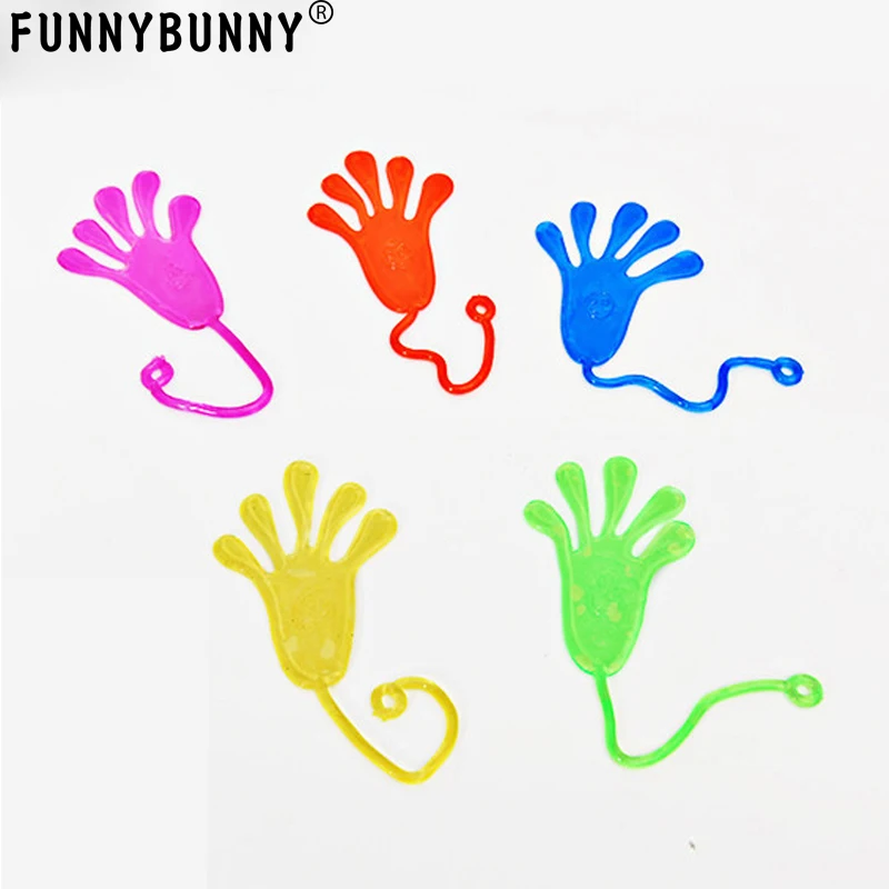 FUNNYBUNNY 3 шт Липкие Пальцы сувениры для вечеринок веселые эластичные блестящие