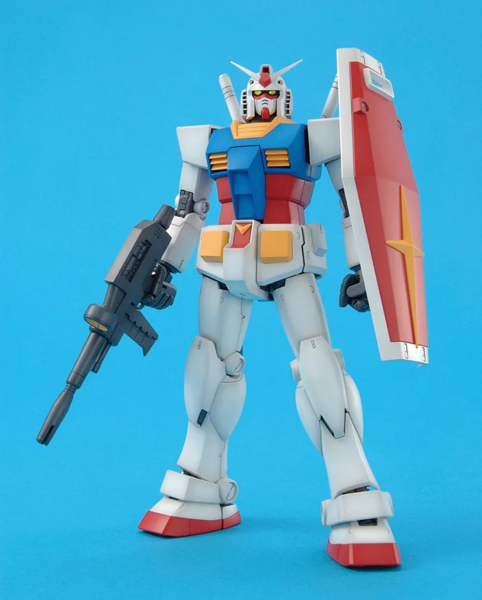 Bandai Gundam 1/100 MG RX 78 2 GUNDAM VER.2.0 мобильный костюм сборные модели наборы экшн фигурки