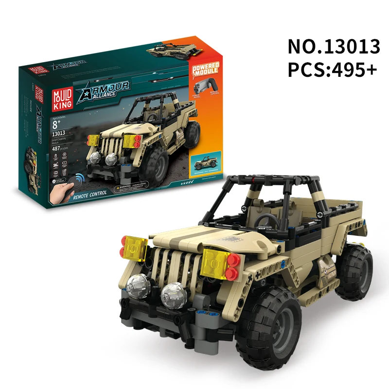 Форма King Technic 13013 Armour Alliance Rc блоки Военная серия армейские строительные грузовик с