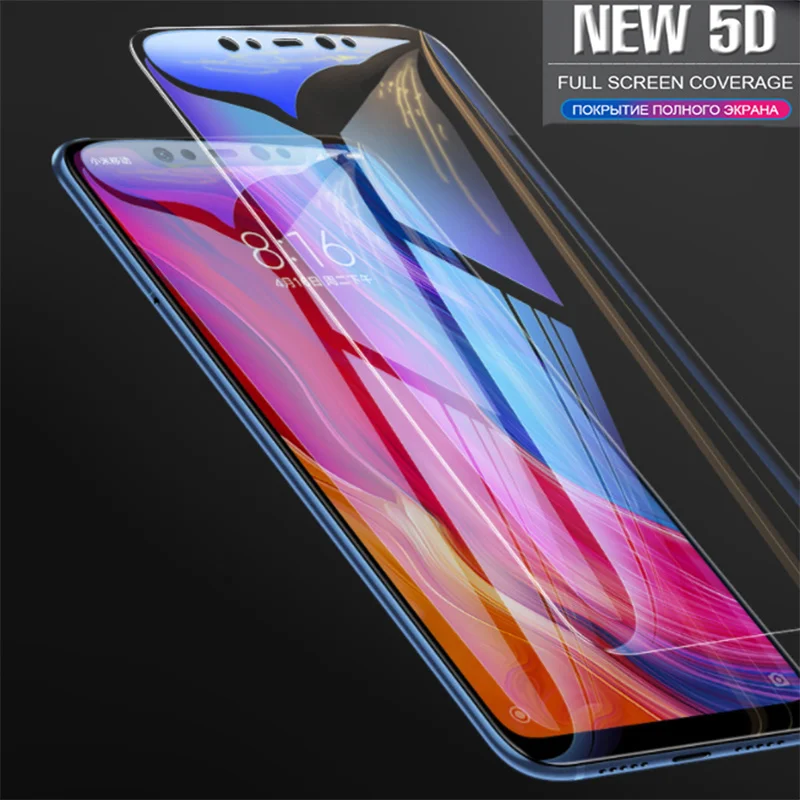 защитное стекло 5D закаленное Стекло для huawei Коврики 10 Экран протектор P20 Pro Lite