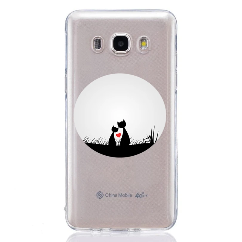 Для Samsung Galaxy A3 A5 2016 2017 prime J1 J2 J3 J5 J7 TPU цветной мягкий женский милый окрашенный чехол