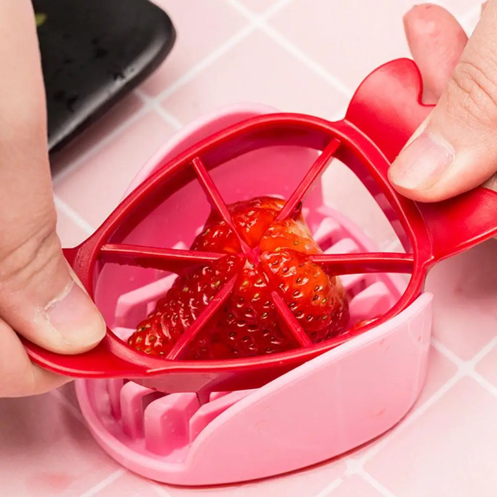 Клубника резки DIY блюдо тарелка для фруктов пирожных игрушки фрукты машина