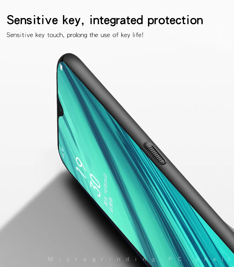 Гладкий чехол для OPPO F11 ультратонкий жесткий защитный из ПК Ax9 бесплатная