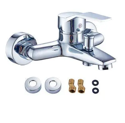 Бесплатная доставка смеситель для ванны с одной ручкой душа открытой установкой