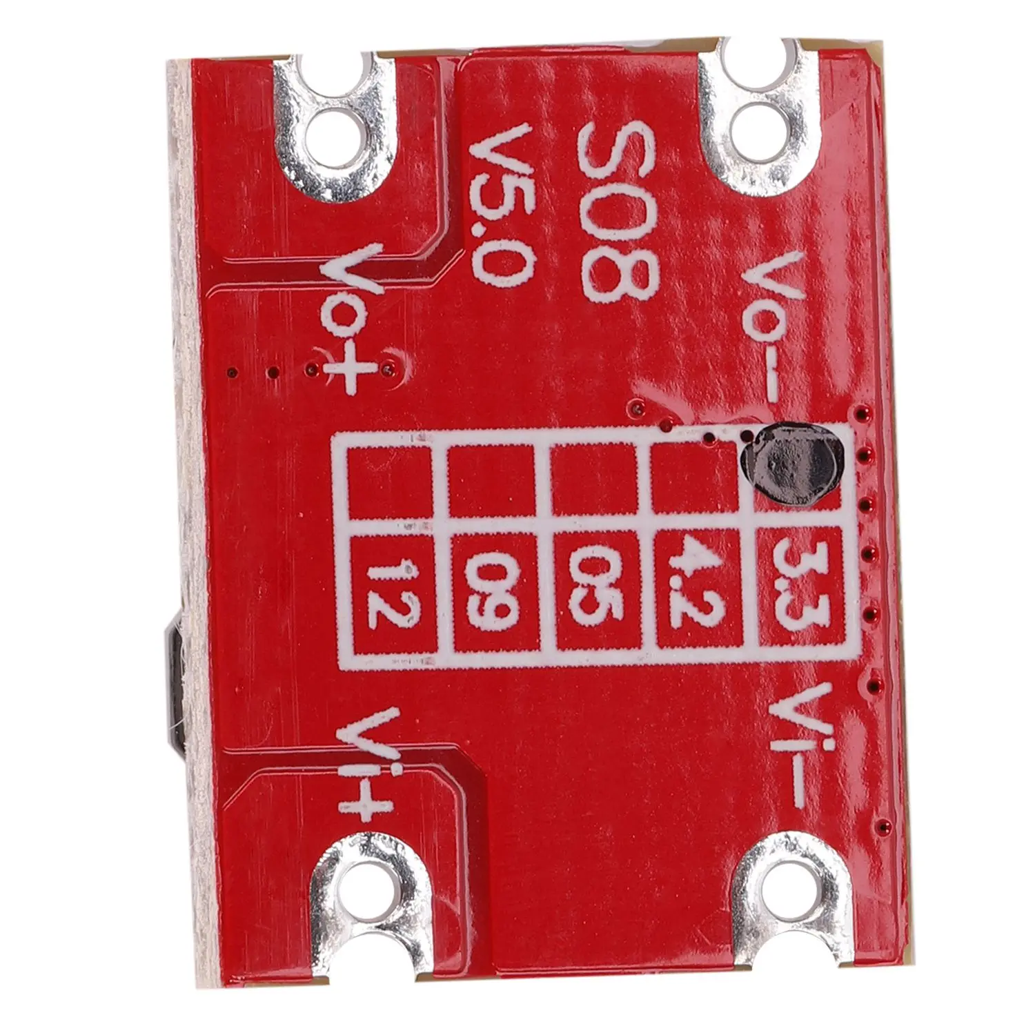 1 шт красный металлический DC-DC Автоматический Бак-Повышение модуль 2 5 V-15V to 3 V 5V