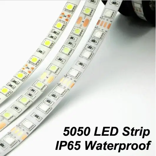 

SMD 5050 RGB LED Strip Waterproof 5M 300LED DC 12V RGB RGBW RGBWW WHITE WARM WHITE red green Fita LED Light Strips Flexible