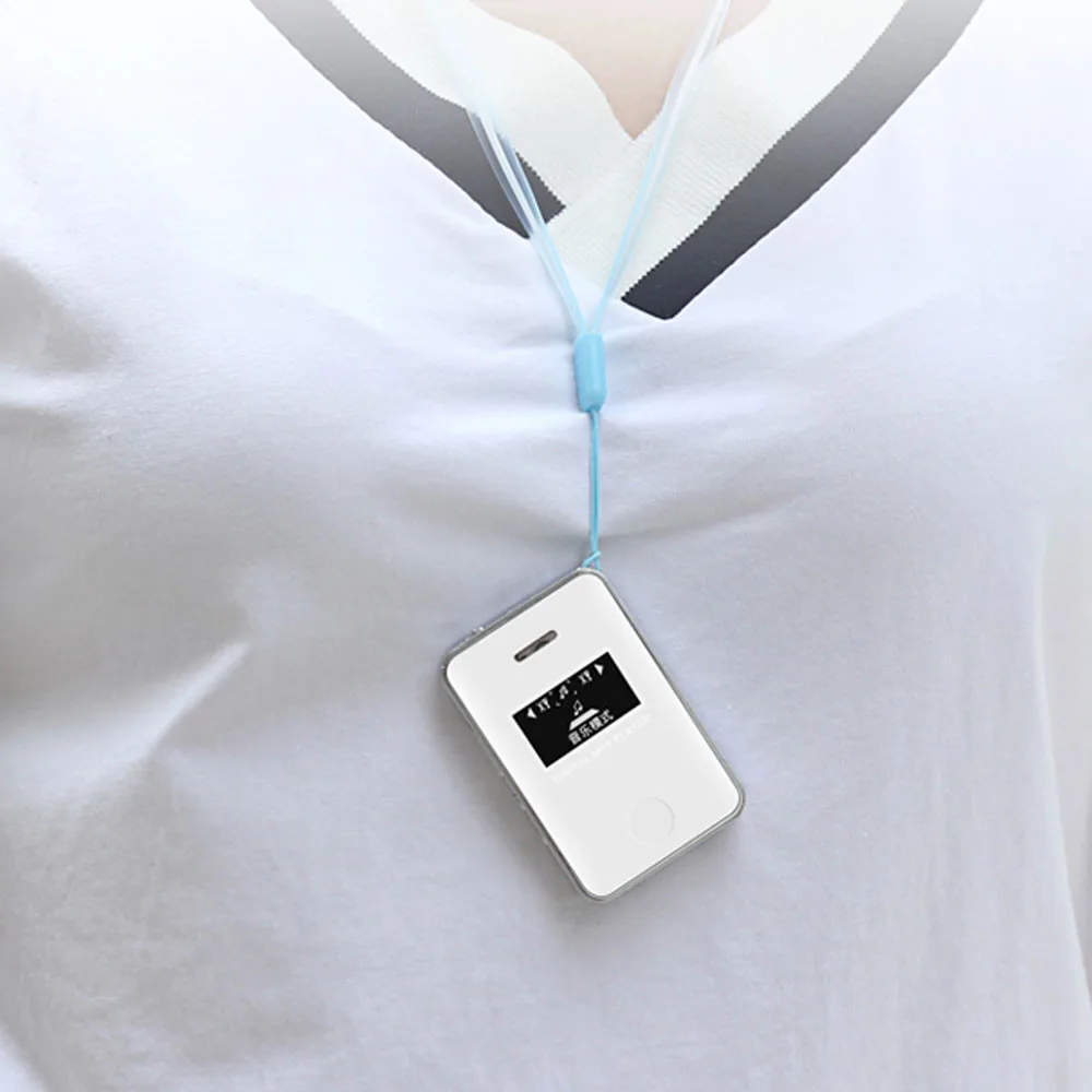 Компактные размеры и стильный USB MP3 музыкальный медиаплеер ЖК-дисплей Экран Инновационная конструкция шнурка Поддержка 16 Гб микро SD карты памяти продолжительное время работы в режиме ожидания