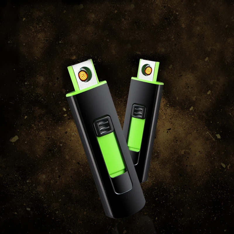 48 шт./лот Оптовая Продажа Дешевая USB-зажигалка для сигарет ветрозащитная