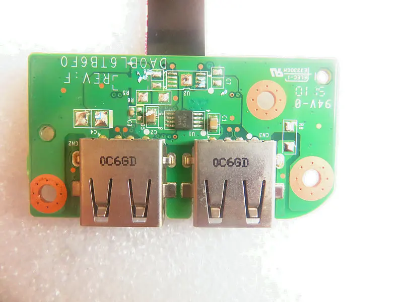 Оригинальная usb плата для Toshiba L650 L650D L655 L655D L750 L755 L750D DA0BL6TB6F0|Компьютерные кабели и