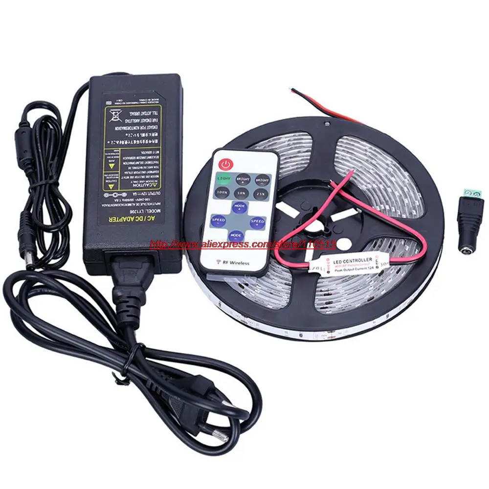Dc12v SMD5050 белый теплый красный зеленый синий гибкие водонепроницаемые из