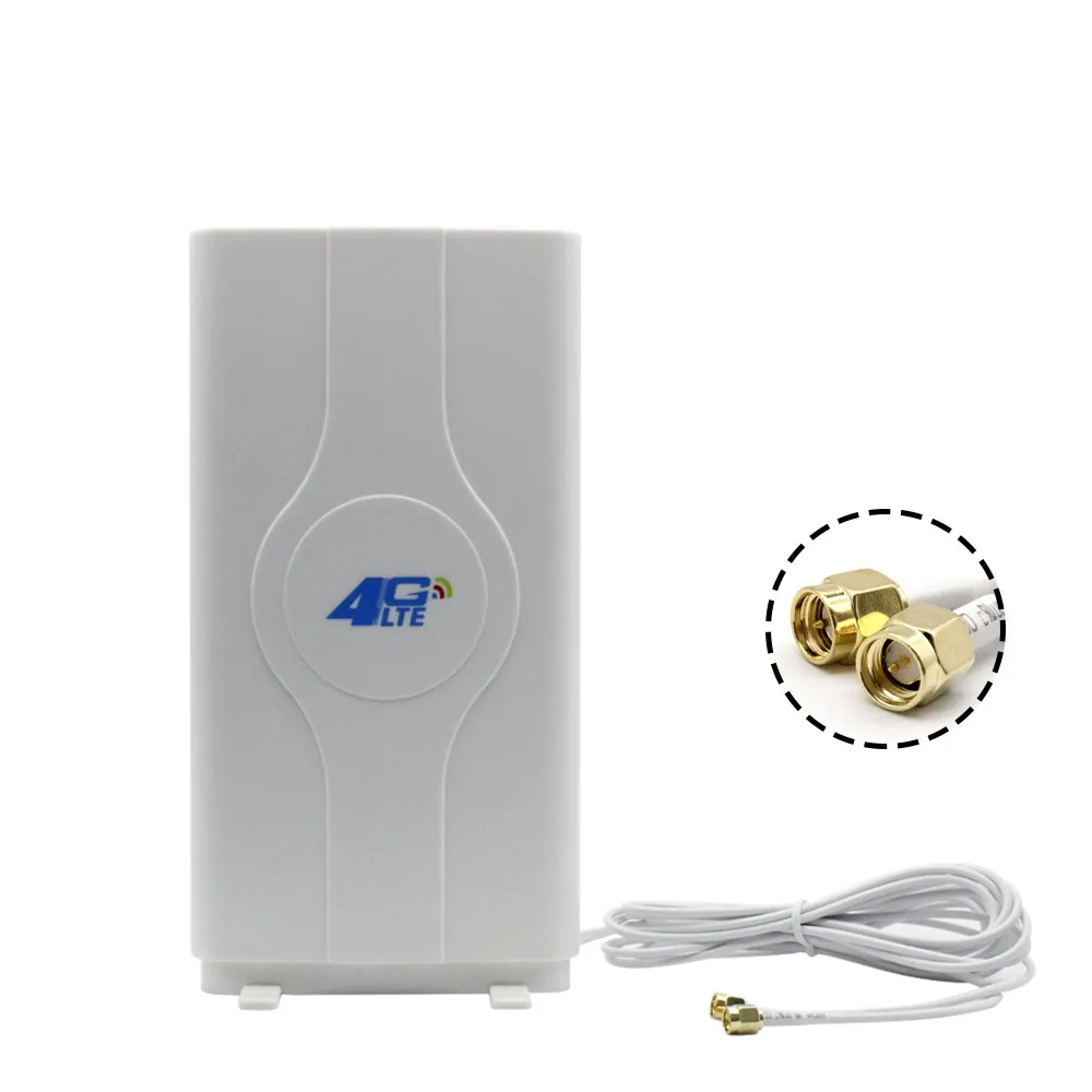 88dBi 4G LTE MIMO антенна 2 SMA RSJ 700 2600 МГц с для B593 E5186 B315 B890 E5172 B2000 B3000 Lte|3G/4G роутеры| |