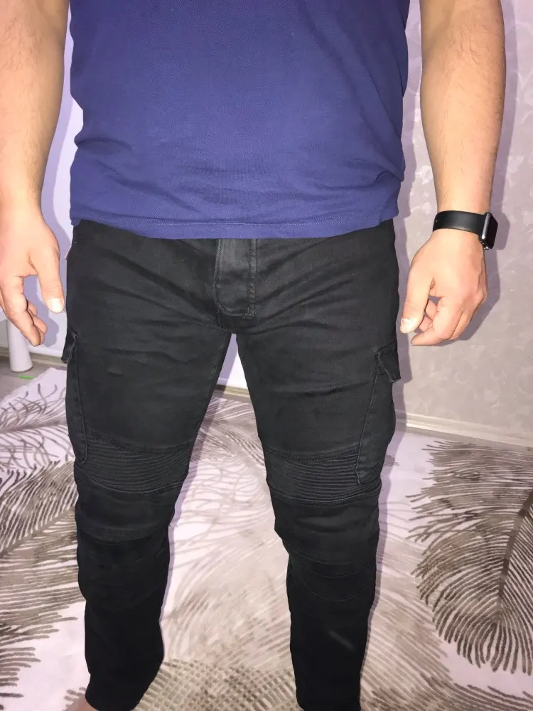 Новое поступление мужские мотоциклетные стильные джинсы для езды байкерские