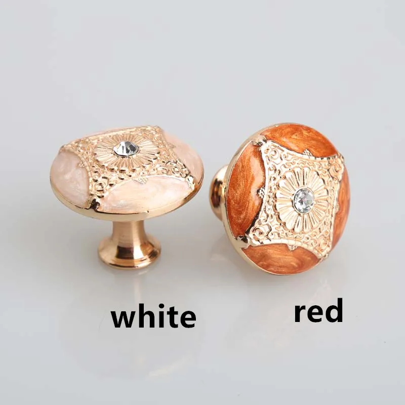 Ручки для кухонного шкафа ручки в виде Розы ручка красная белая янтарная