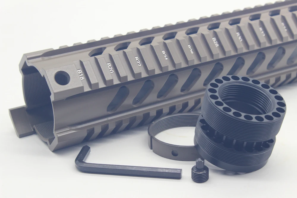 TriRock T Series10 дюймов Бесплатная поплавок Quad Picatinny Rail Handguard устанавливается на