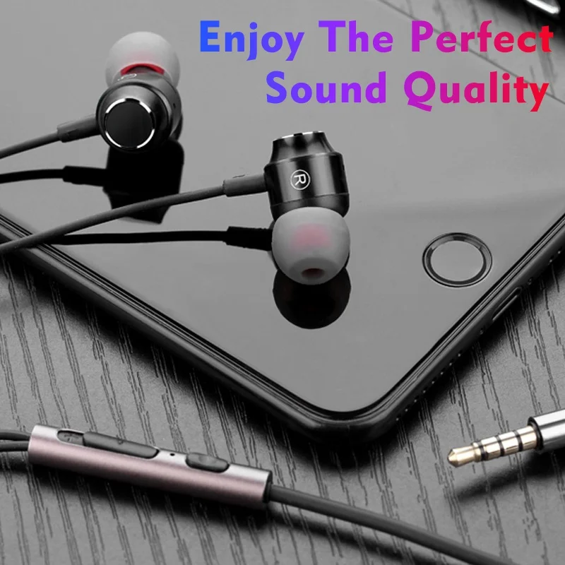 Профессиональные наушники вкладыши металлические басы HiFi музыкальные с
