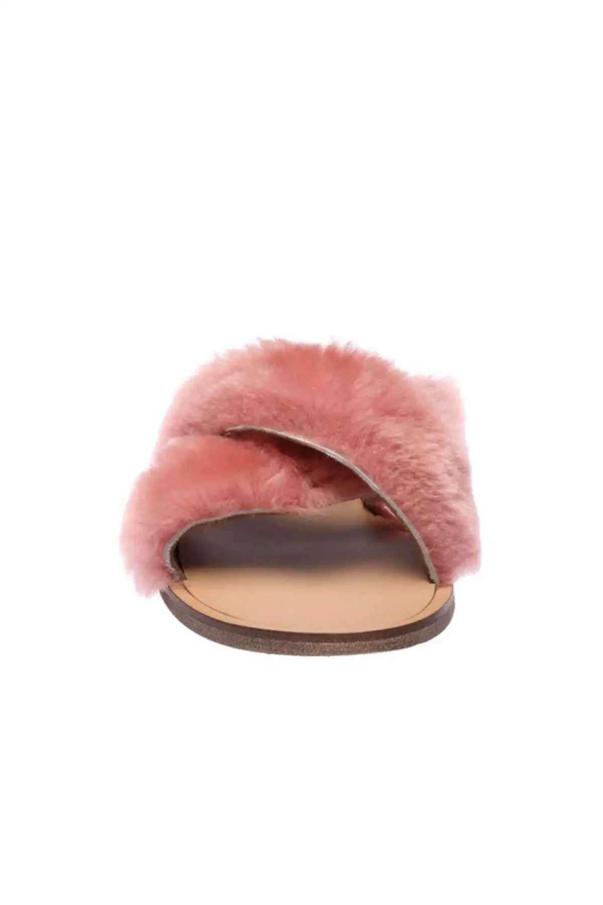 Жемчужный светильник из натуральной кожи розовые женские тапочки 120130002259 | Обувь