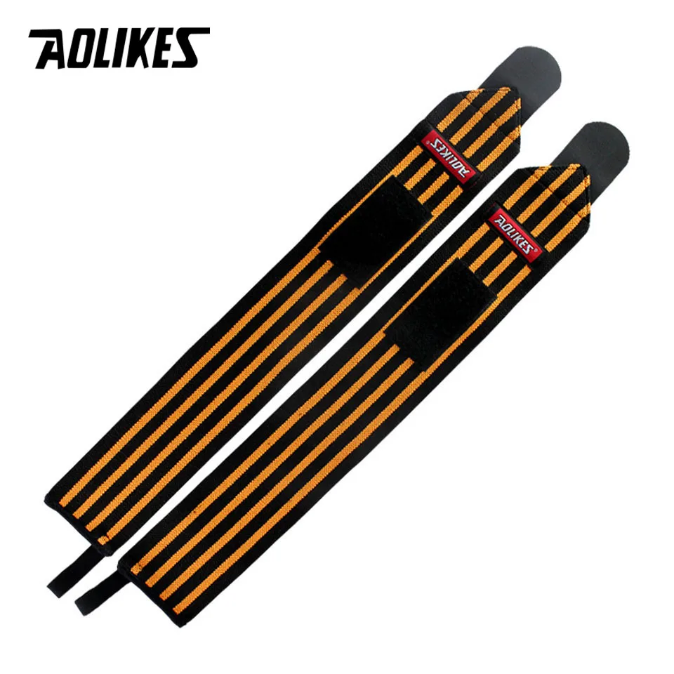 AOLIKES 2 шт./лот Powerlifting спортивный браслет для тренажерного зала фитнеса гантели