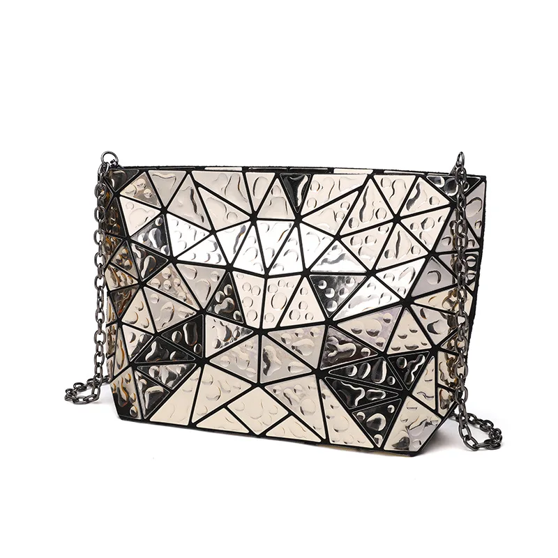 New Bao Bag Womens Clutch Handbag Hologram Female Chain Shoulder Bags Drops Of Water Geometric Crossbody Messenger bolso | Багаж и сумки