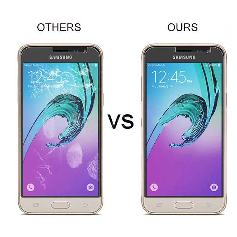 Закаленное стекло RONICAN для Samsung Galaxy J3 2016 Pro защита экрана 9H 2.5D защитная пленка