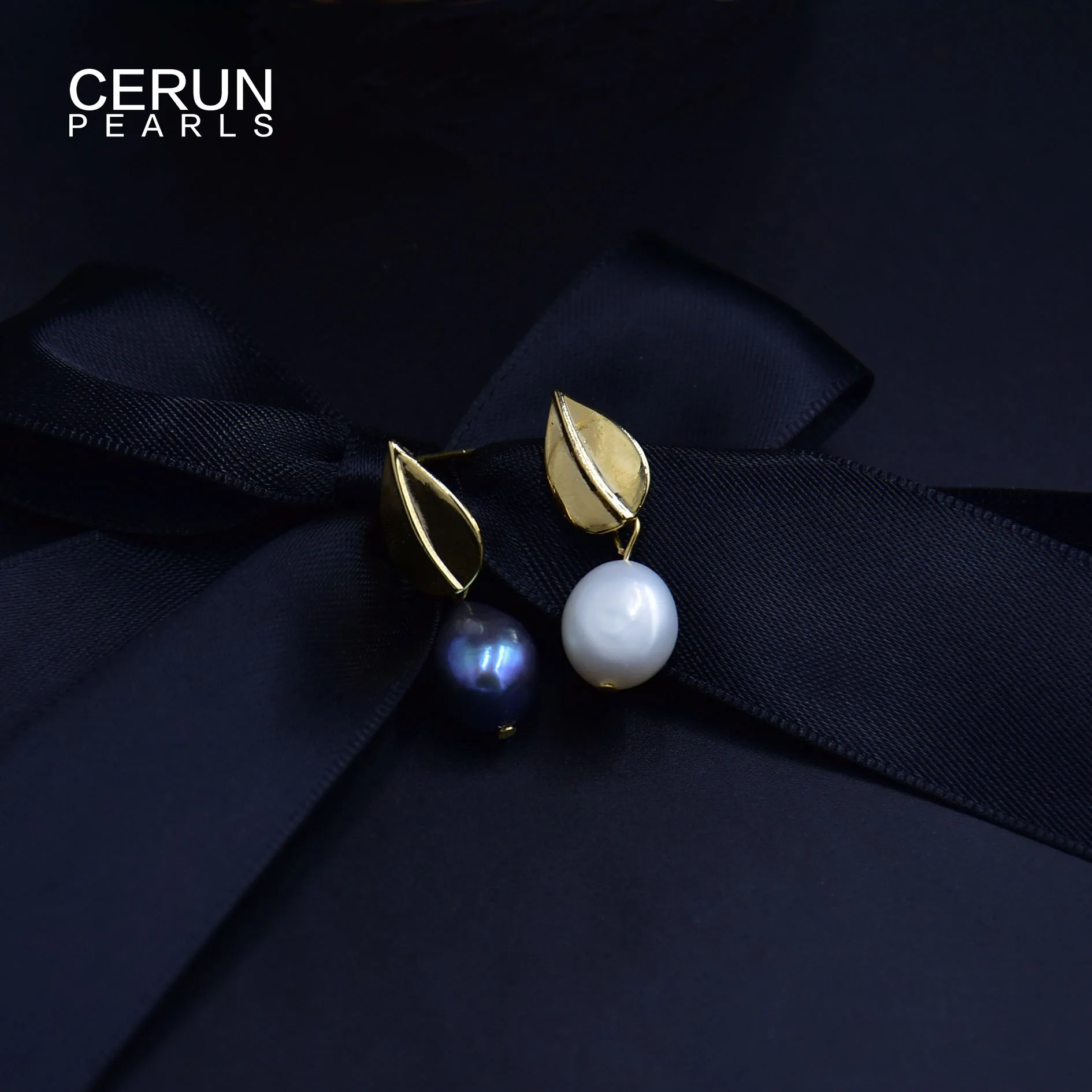 Серун ручной работы серьги из жемчуга в стиле барокко 8 9 мм серебро 925 пробы