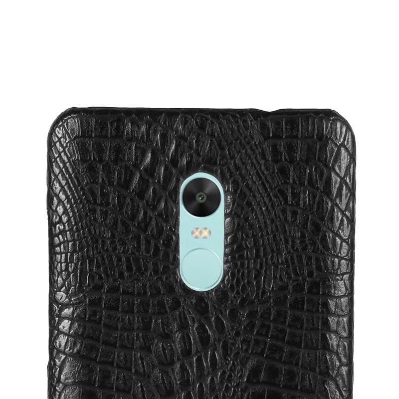 Case For Xiaomi Redmi Note 4 4X Vintage Crocodile PU Leather cases 3 3S Pro Prime 3X 4A Hard Back Cover |