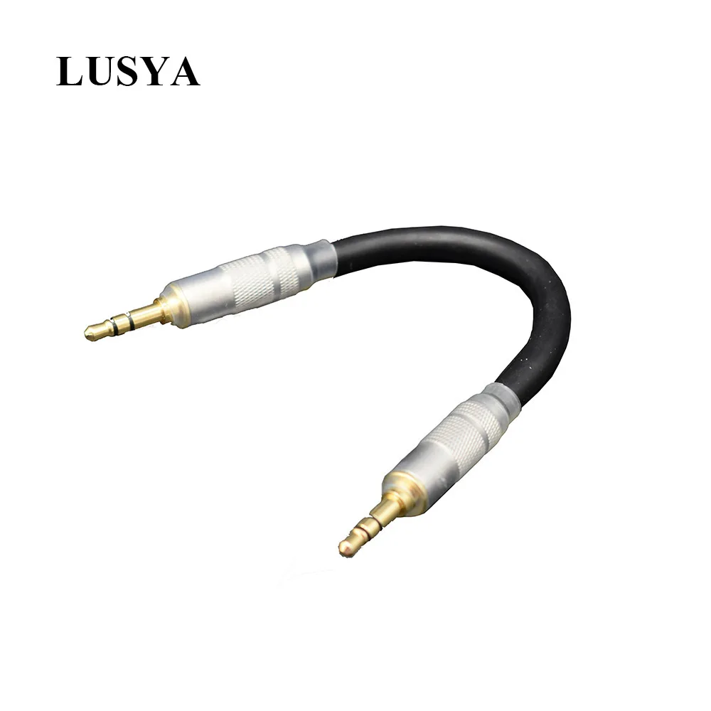 Lusya 6N single crystal copper on the recording line 3.5mm Male to Stereo Audio Hifi AUX wire jump cable T0717 | Электроника